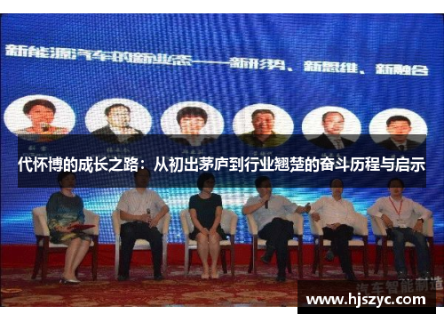 代怀博的成长之路：从初出茅庐到行业翘楚的奋斗历程与启示